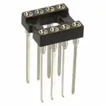 IC & Component Sockets D08 8 SIL VERT PIN HDR TIN