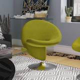 Edinburg Upholstered Swivel Accent Chair