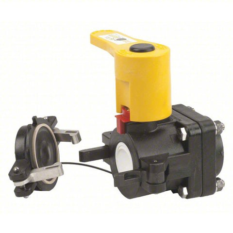 Dry Disconnect Coupling: 2 in Thread Size, 100 psi Max. Working Pressure @ 70 F, FKM, FNPT
