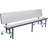 NPS® Mobile Convertible Bench Unit, MDF, 72"Lx29"W