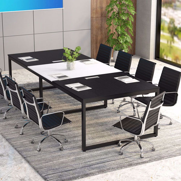 8' Conference Table 8 FT Rectangle Shaped Conference Table – ADVANCED SOLUTIONS DISPLAY