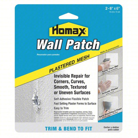 HOMAX Patching Compound: Wall Patch, 6 in x 6 in, Box