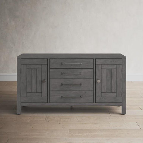 Justine 56'' Wide Filing Credenza-grey