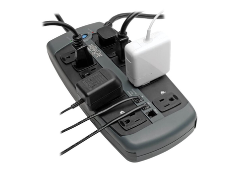 Eaton Tripp Lite Series Surge Protector 120V 10 Outlet RJ11 8' Cord 2395 Joule - surge protector