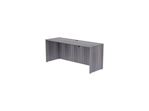 Lorell Credenza Shell, 72"X24"X29-1/2", Weathered Charcoal (LLR69552)