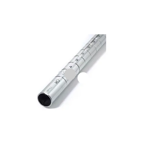 Nexel® Poly-Z-Brite® Post 63"H Leveler Installed - 4 Pack