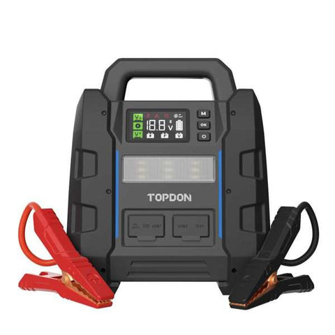 TOPDON 2-in-1 4500 Peak Amp Jump Starter & Battery/System Tester (V4500Plus)