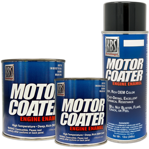 KBS Coatings Motor Coater Engine Paint - Pint (16oz)