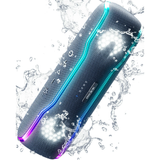 Portable Bluetooth Speaker, IPX7 Waterproof Wireless Speaker Bluetooth with Flashing Lights