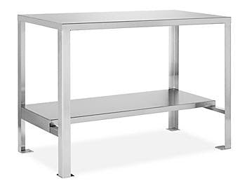 Welded Stainless Steel Workbench - 48 x 24"