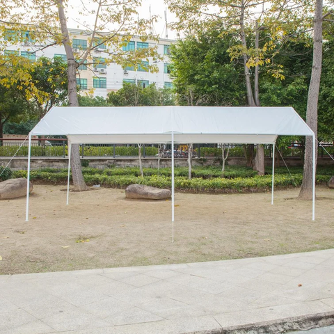 19'8" W x 9'10" D Canopy