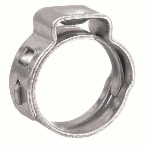 Hose Clamp: 15/32 in – 37/64 in Clamping Dia, 304 Stainless Steel, 2,101 N Max Closing Force pkg. of 100