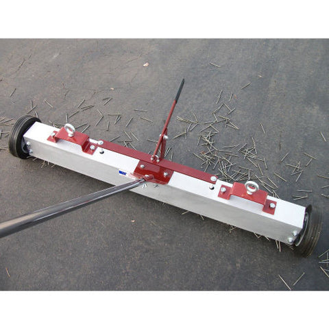 AMK Magnetics Terminator 2-In-1 Dual Purpose Magnetic Sweeper, 48"W