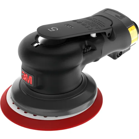 3M™ 5" Pneumatic Random Orbital Sander, Non-Vacuum, 3/32" Orbit, 12000 RPM