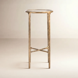 Evelynn 24" H x 12" W Iron End Table