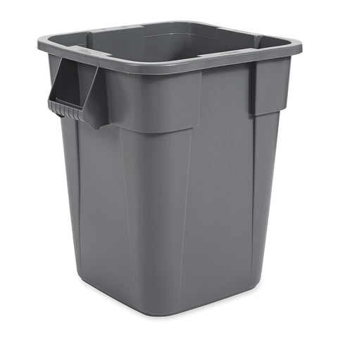 Rubbermaid BRUTE Square Bin Storage Container without Lid, 40-Gallon, Gray