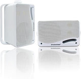 STUDIOFINIX Passive Outdoor Speakers Wired Waterproof -3.5 Inch 3 Way 200W Surface Marine & Wall Mount Speakers