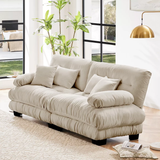 Bertram Modern 2 Seater Chenille 94" Sofa