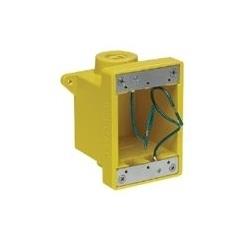 Junction Boxes YELLOW GLASS-FILLED POLY BOX