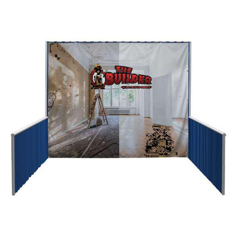 120"W x 96"H Pipe and Drape Banner Kit