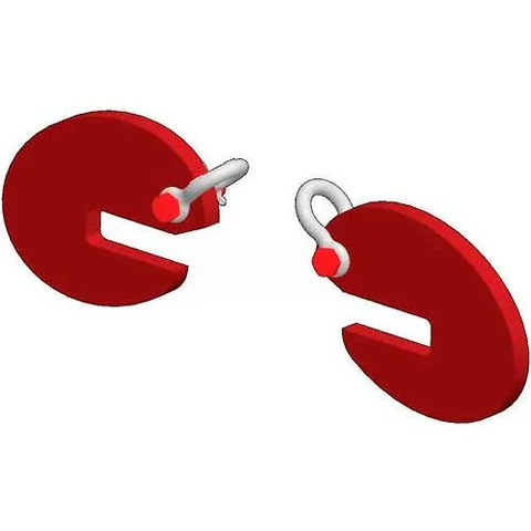 M&W Pipe Lifting Hook - Sold In Pairs - 4000 Lb. Capacity