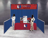 120"W x 24"H Pipe and Drape Header Kit