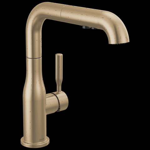 Almari Pull-Out Sprayer Kitchen Faucet, Single Handle Kitchen Sink Faucet 16943-SS-DST