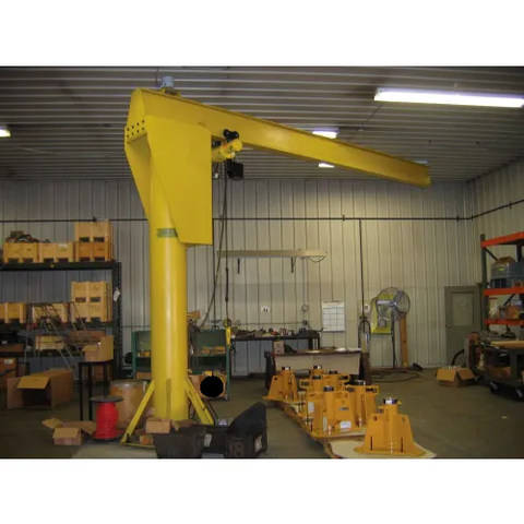 Abell-Howe® Heavy Duty Floor Crane 4B0373 2000 Lb. Cap. 16' Span 10' Under Beam Height