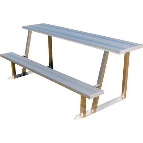 15' Scorer's Table w/ Seat & Table Top, Surface Mount or Portable