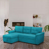 Home Imports Emporium Reversible Sleeper Sectional Sofa Storage Chaise