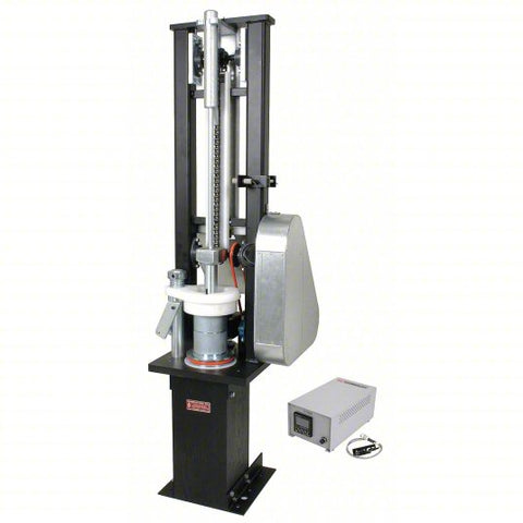 Heavy-Duty, Automatic Single Compactor with Rotating Mold: 4 in Mold Dia, Tapered