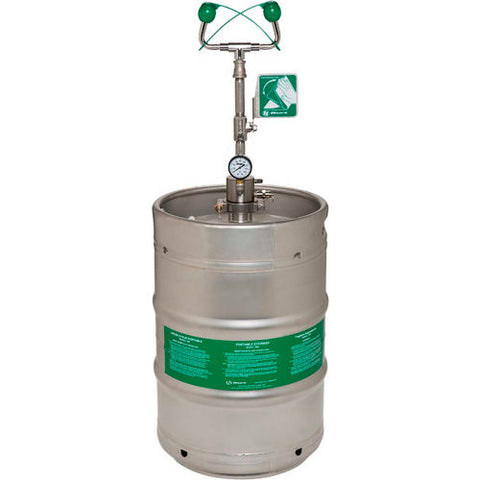 7603, 15-Gallon Portable Pressurized Air-Charged Emergency Eyewash