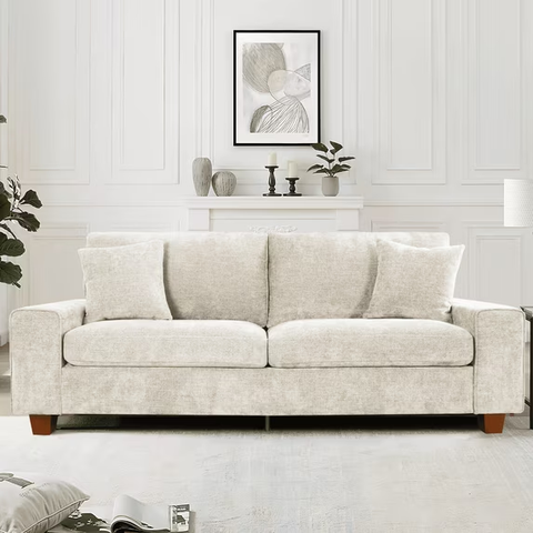 DADO DIDO 71.25" Modern Loveseat Sofa for Living Room with Removable Sofa Cushion and Detachable Sofa Cover, Small Sofa for Small Space