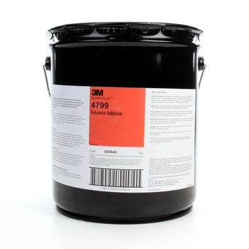3M Industrial 4799 Adhesive Black Liquid 1 gal Can - 21358