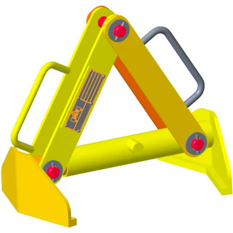 M&W Barrel Bucket Lifter, Yellow - 1000 Lb. Capacity