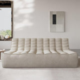 Lazy Floor Sofa Couch,82.68" Bean Bag Chair,Fireside Chair,3 Seater Couch
