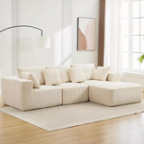 Sectional Couch Sofa, 108" Cloud Modular Modern L-Shaped Sofa