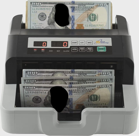 Back-Load High Speed Bill Counter W/Counterfeit Detection (RBC-100N)