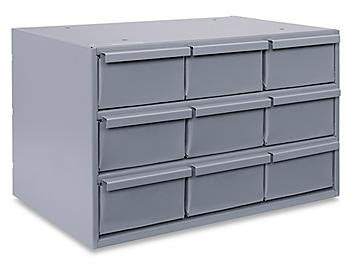 Welded Parts Cabinet - 9 Drawer, 18 x 12 x 11"