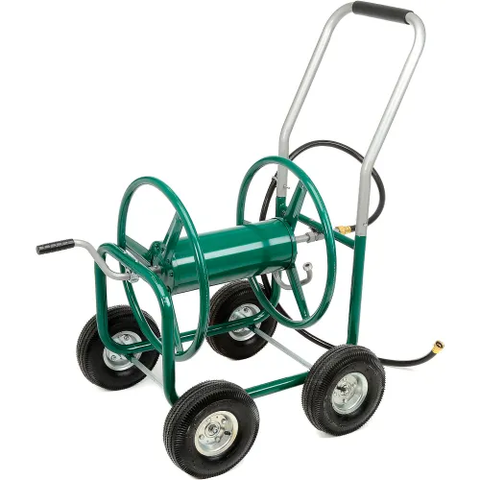 High-capacity Garden Hose Wagon (Garden Hose Not Included)