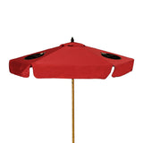 7' Wood Market Umbrella Kit (3 Imprints)