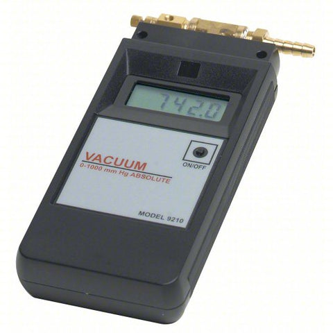 Digital Manometer: 0 to 1000 mm Hg, Absolute Pressure, For H-1750/H-1751, ±0.5% Accuracy, Hose Barb