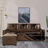 Home Imports Emporium Reversible Sleeper Sectional Sofa Storage Chaise