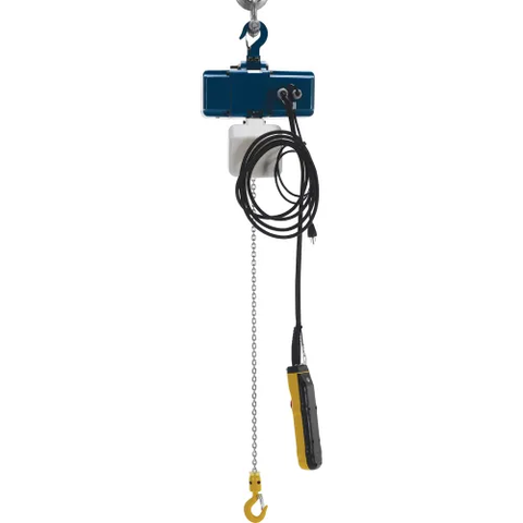 250 Lb. Variable Speed Electric Chain Hoist, 13' Lift, 0-49 FPM, 115V
