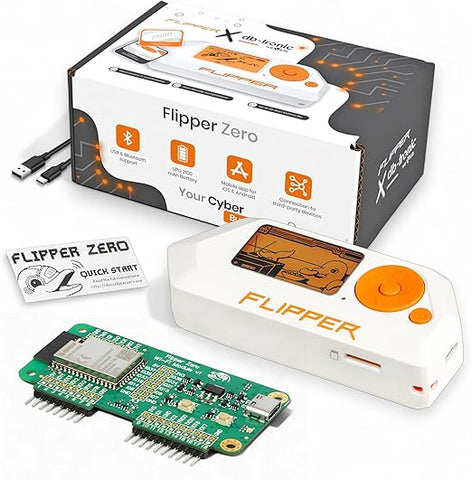 Flipper Zero Starter Set, Flipper Device, WiFi Board, Silicone Case (Flipper Zero)