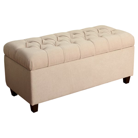 Ainsley Button Tufted Storage Bench