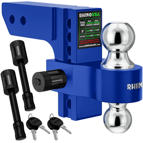 Rhino USA 6in Heavy Duty Drop Hitch - 2in (RG-HTDROP2)