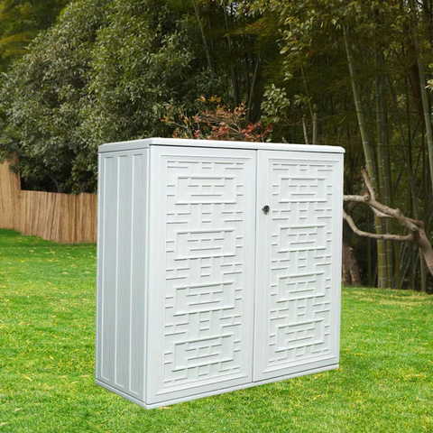 3 ft W x 1 ft D Resin Horizontal Storage Shed