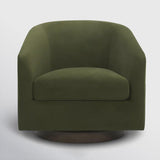 Bennett Upholstered Swivel Barrel Chair