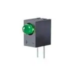 LED Circuit Board Indicators R/A GREEN DIFFUSED